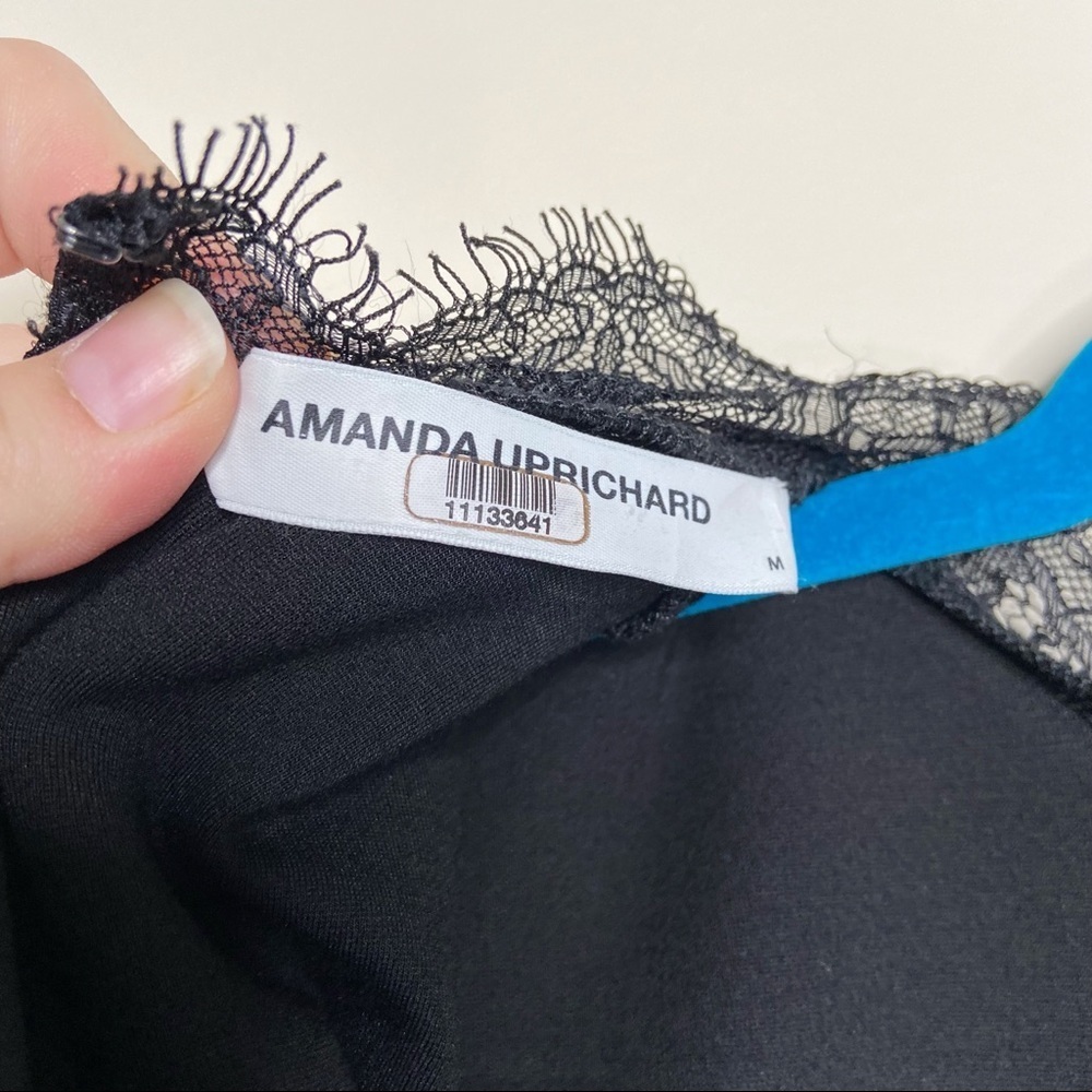 Amanda Uprichard Black Melange Ponte Knit Dress - Picture 12 of 14